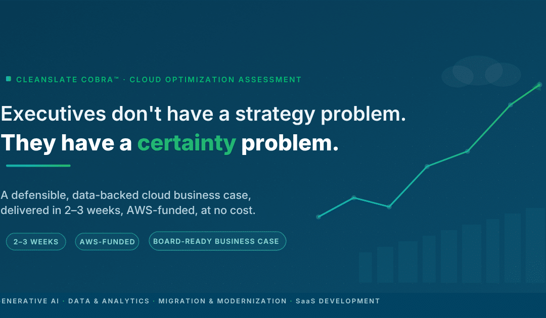 Cloud optimization assessment for executives.